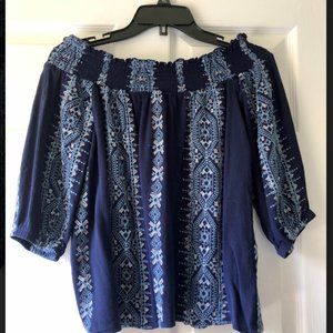 Blue Boho Alter'd State shirt